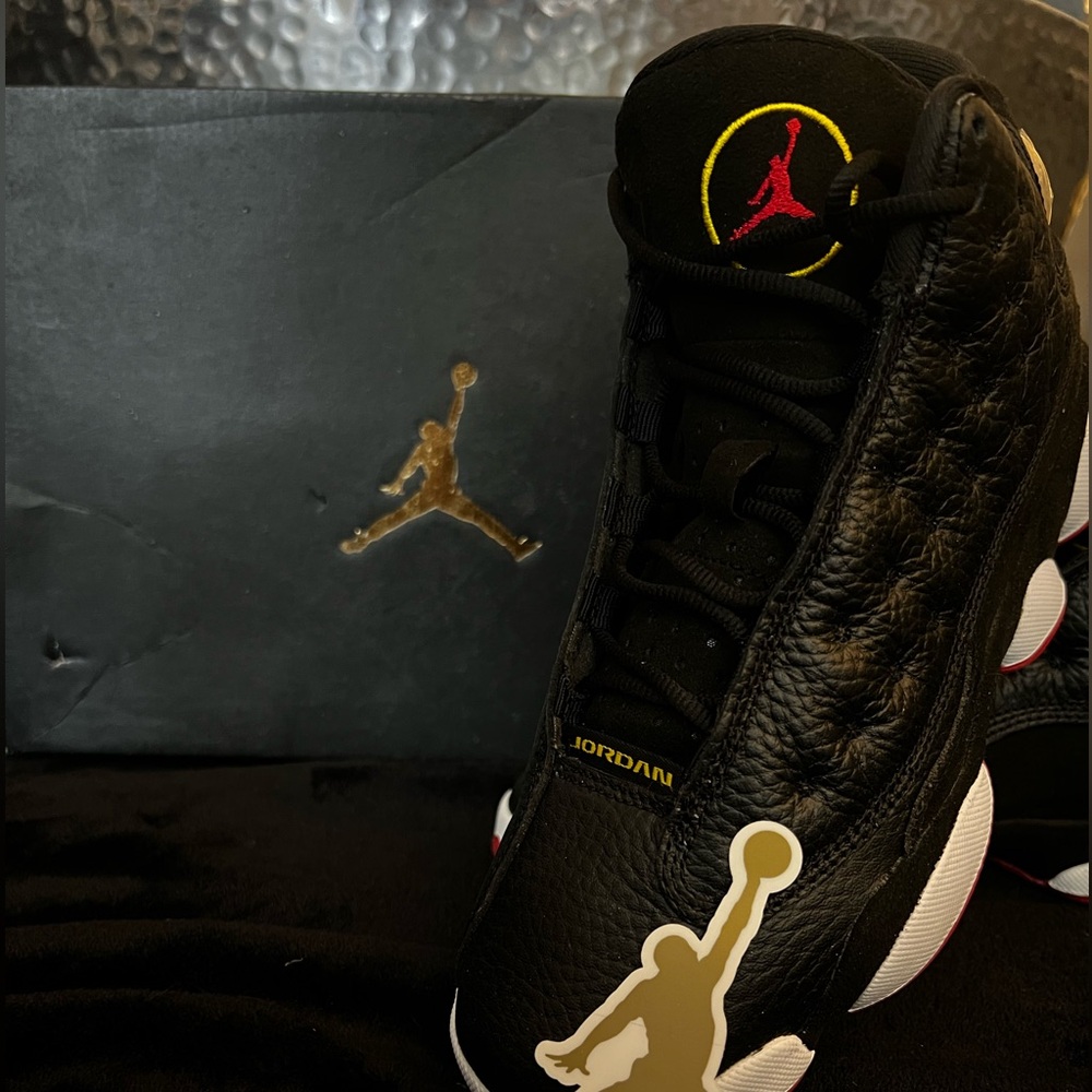 Air Jordan 13 Retro Playoff, Size 6Y, Black/Red/White, Never used